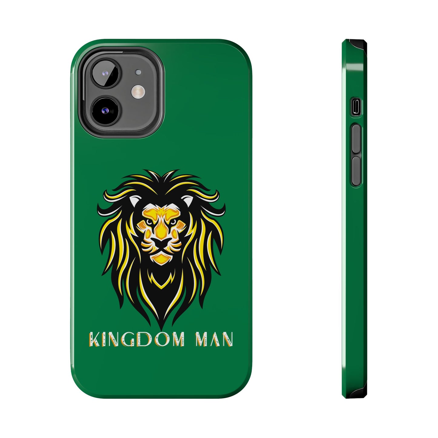 Kingdom Man (White-Gold Label) Tough Phone Case DARK GREEN