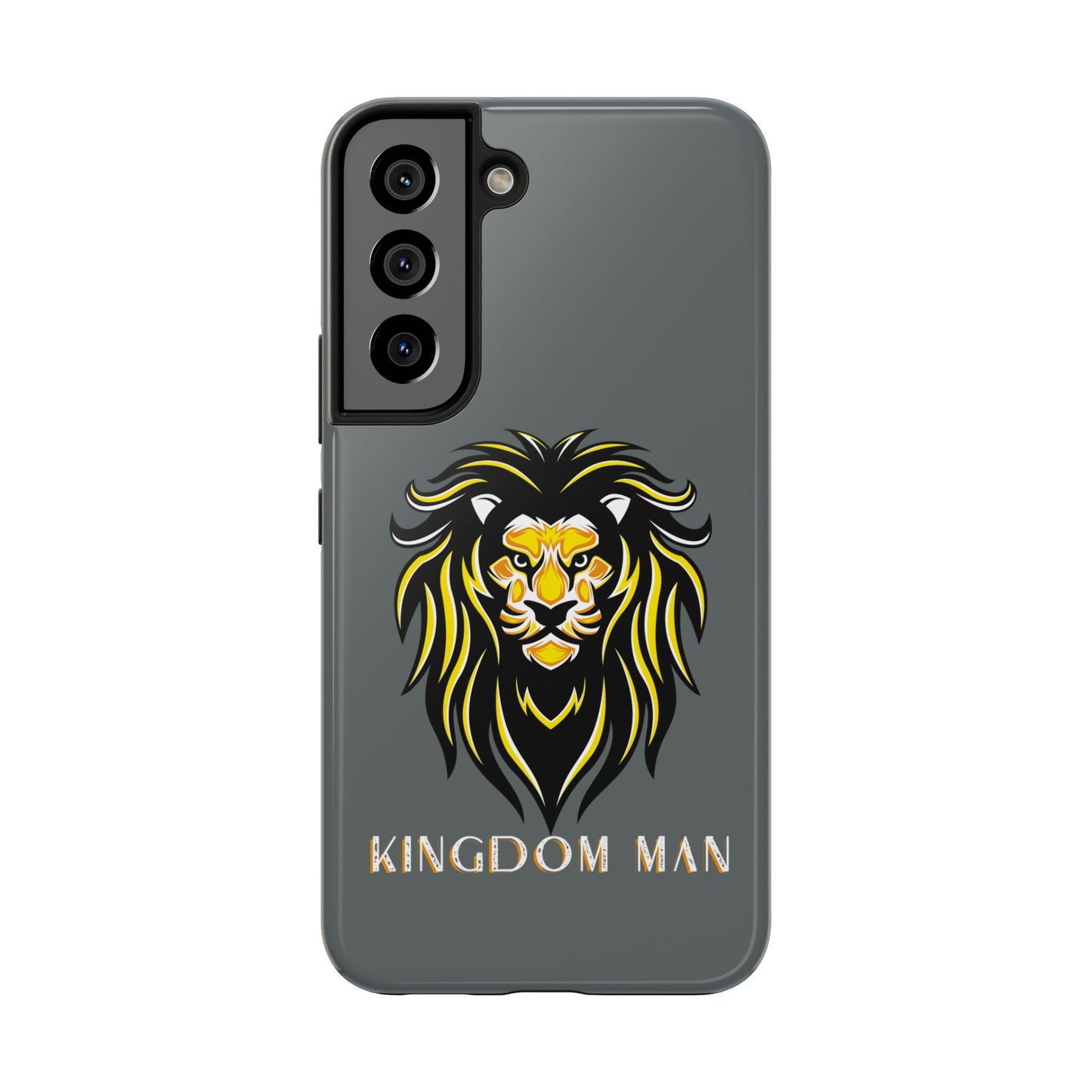 Kingdom Man (White-Gold Label) Tough Phone Case DARK GREY