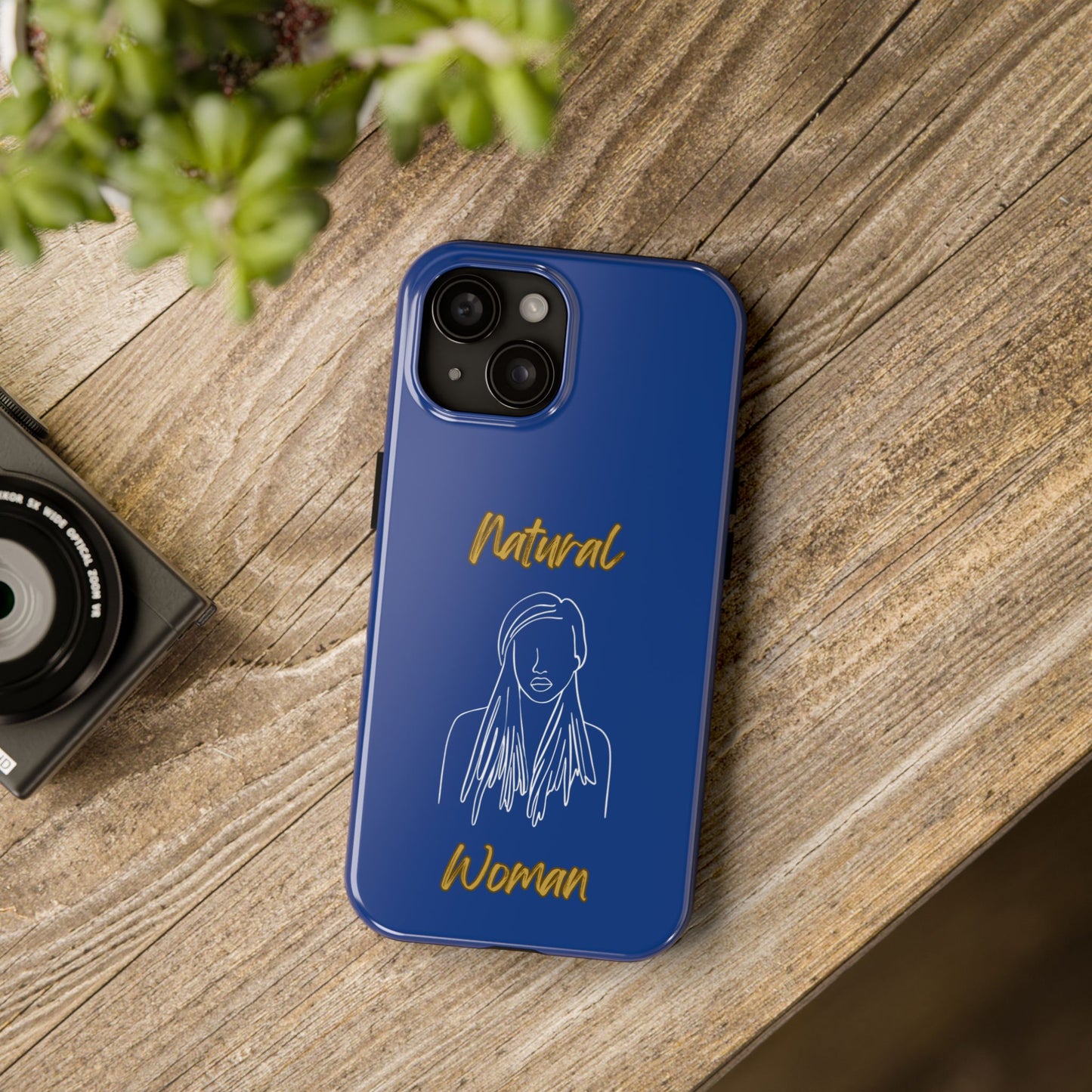Natural Woman Content (WL)Tough Phone Cases DARK BLUE