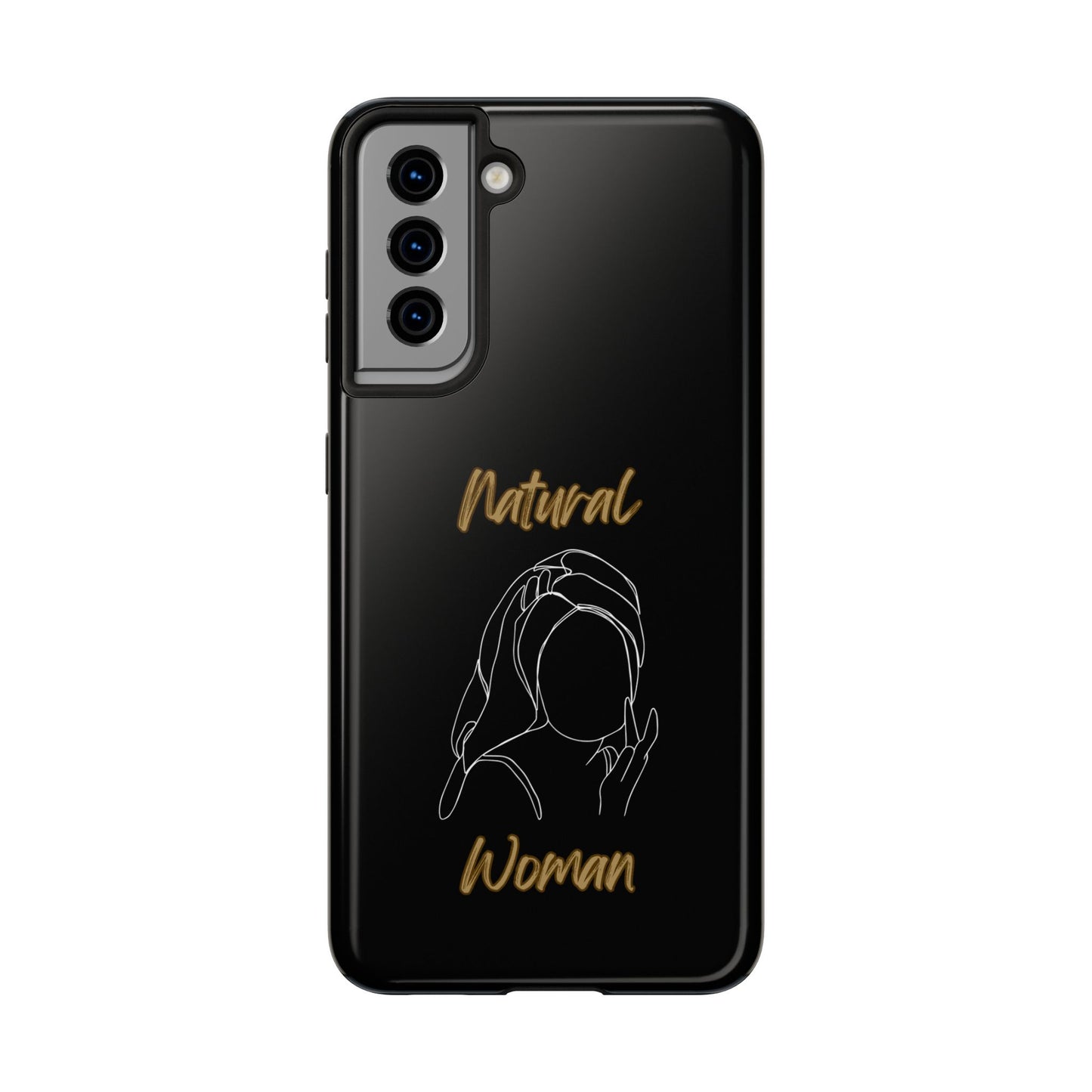 Natural Woman Towel Wrapped (WL)Tough Phone Cases BLACK