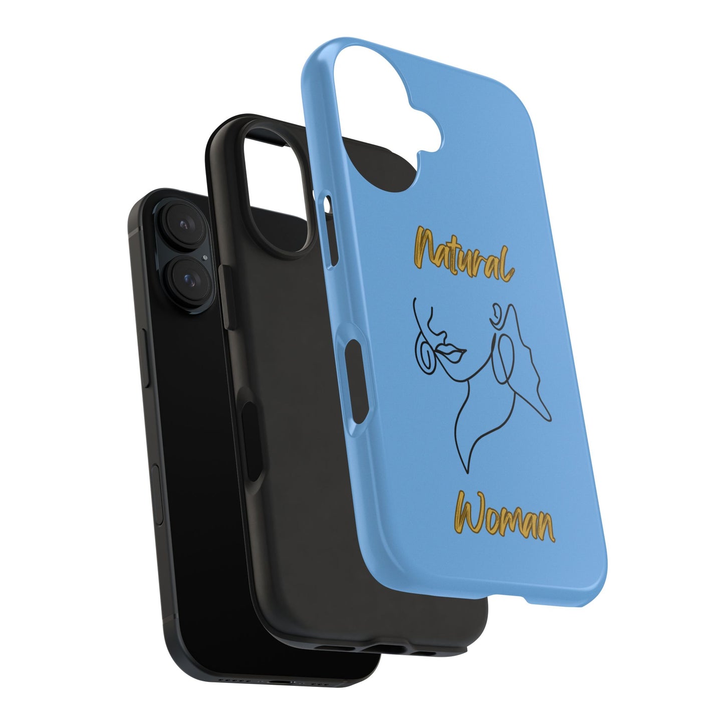 Natural Woman Lips (BL)Tough Phone Cases LIGHT BLUE