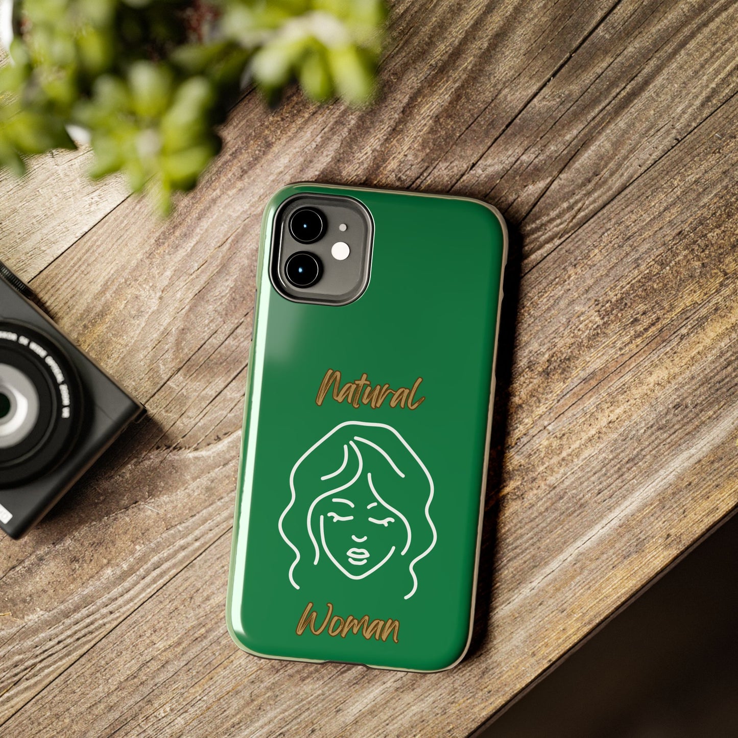 Natural Woman Modest (WL)Tough Phone Cases DARK GREEN
