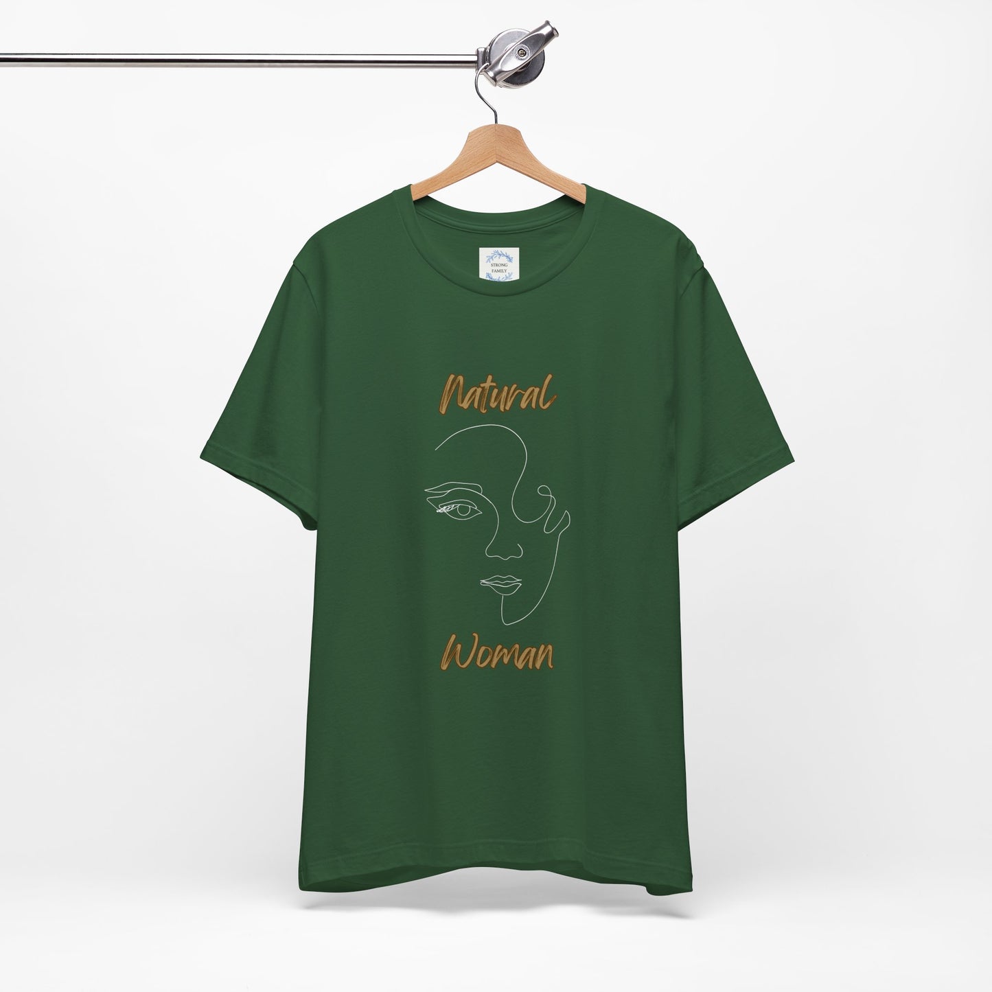 Natural Woman Looking  (WL) Short Sleeve T-Shirt