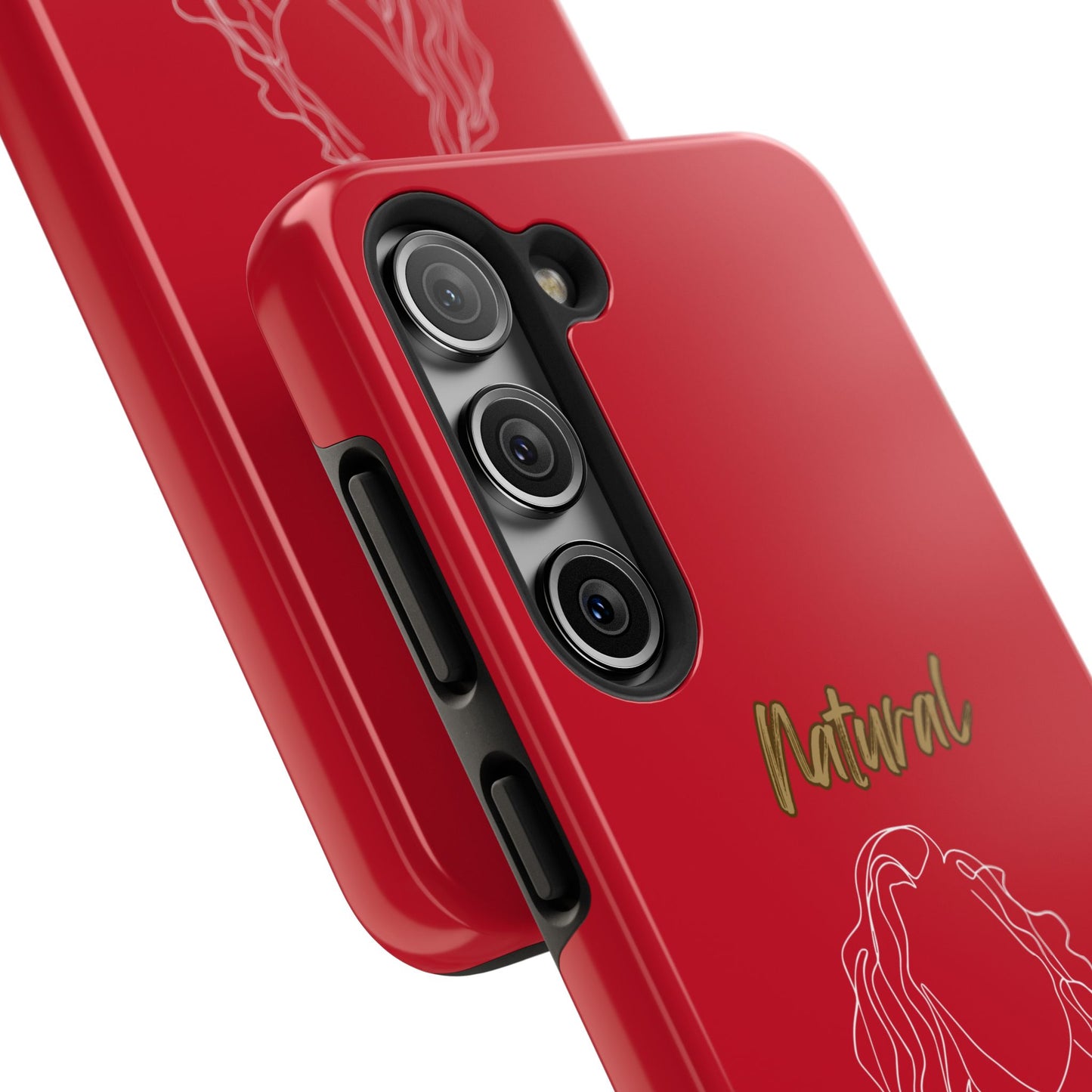 Natural Woman Relaxed (WL) Tough Phone Cases DARK RED