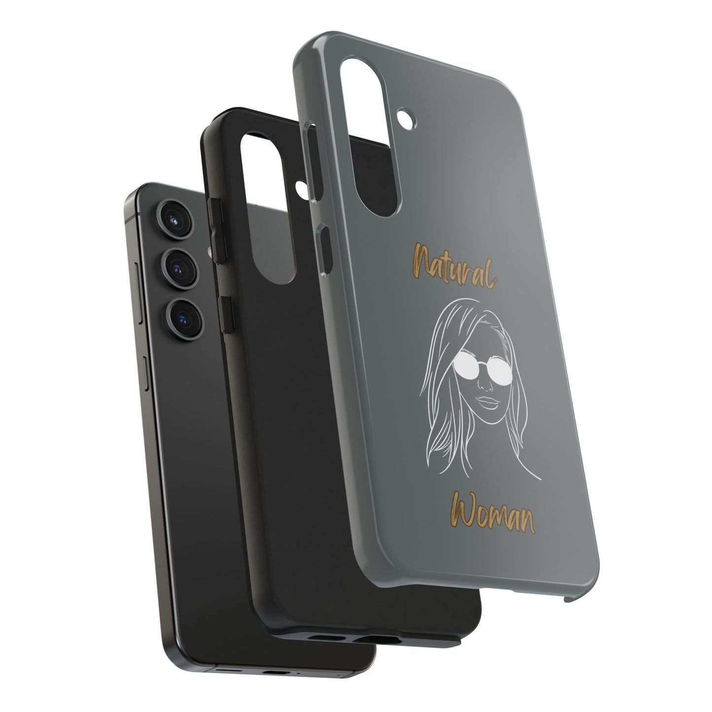 Natural Woman Shades (WL)Tough Phone Cases DARK GREY