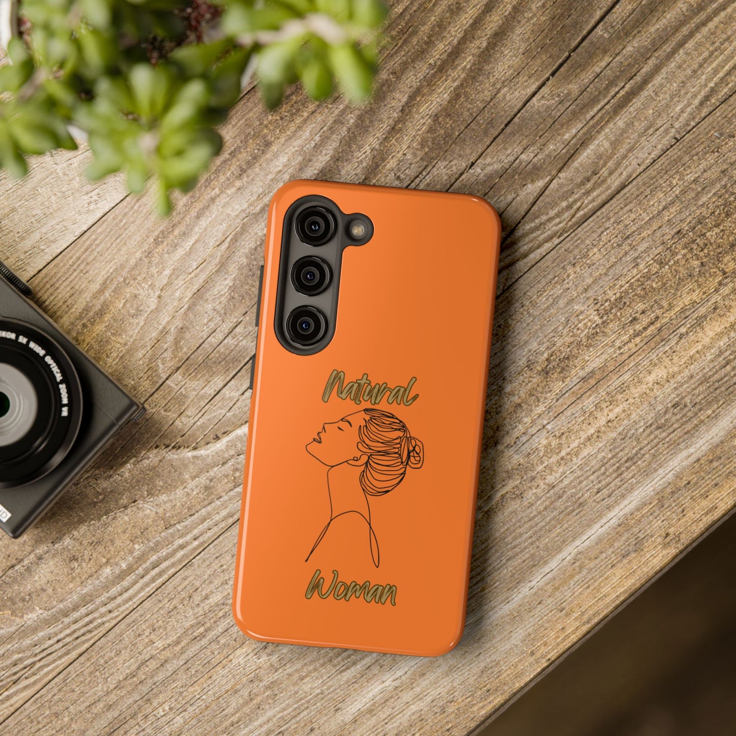 Natural Woman Wet Bun (BL) Tough Phone Cases CRUSTA