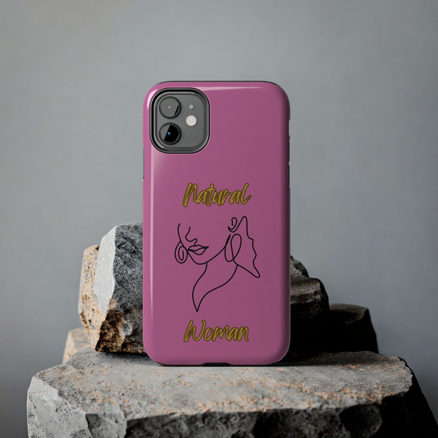 Natural Woman Lips (BL)Tough Phone Cases LIGHT PINK