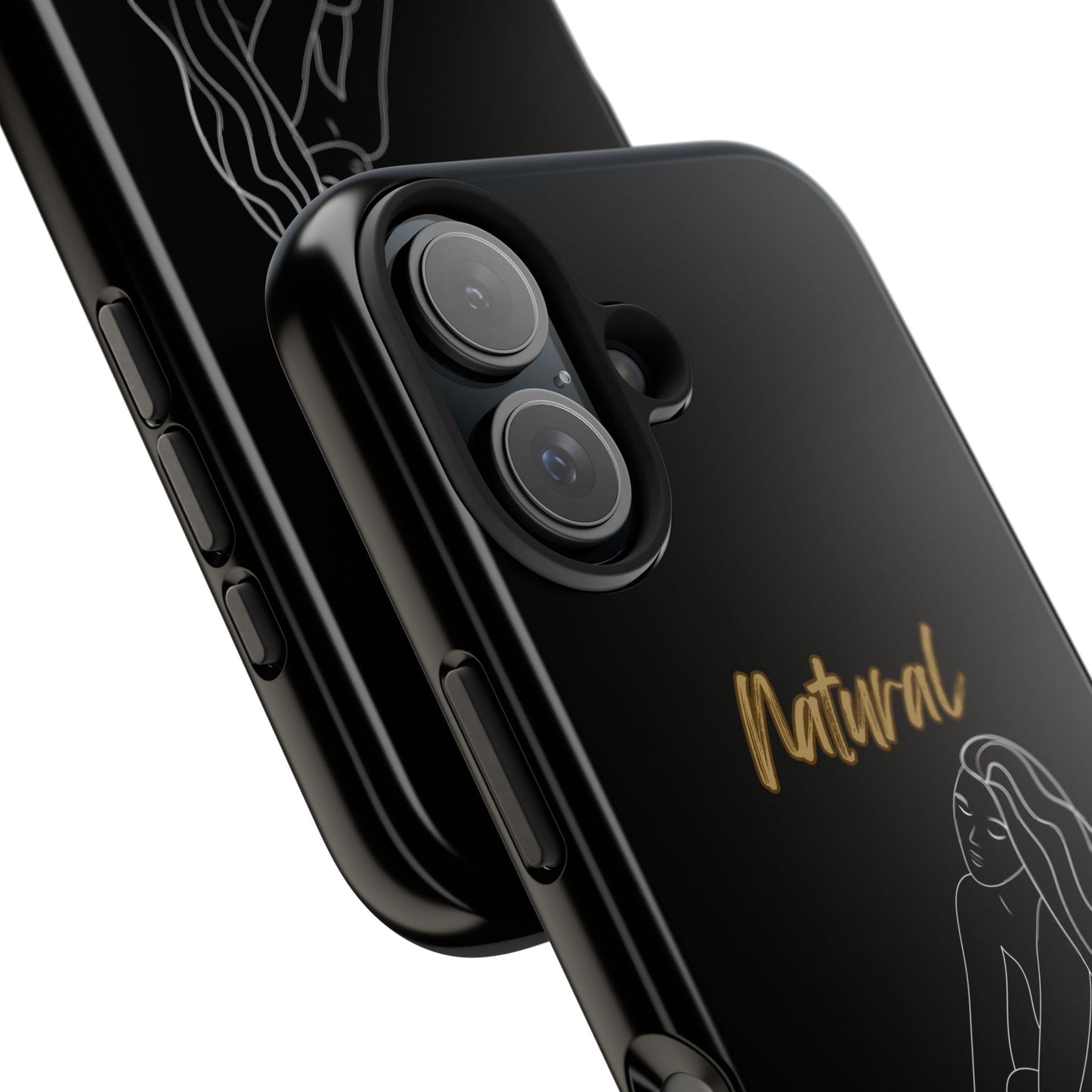 Natural Woman Beauty (WL) Tough Phone Cases BLACK