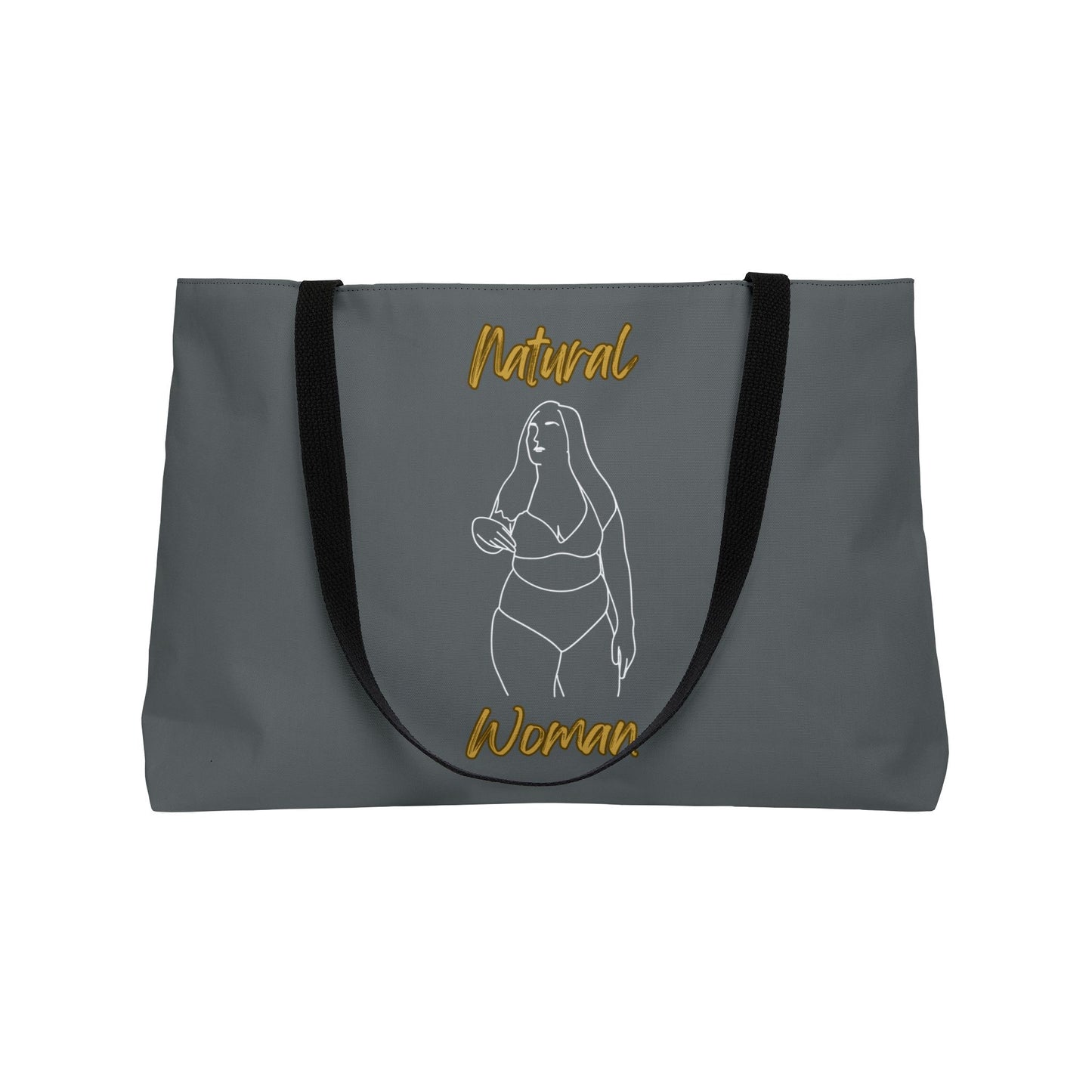 Natural Woman Full Beauty (WL) Weekender Tote Bag DARK GREY