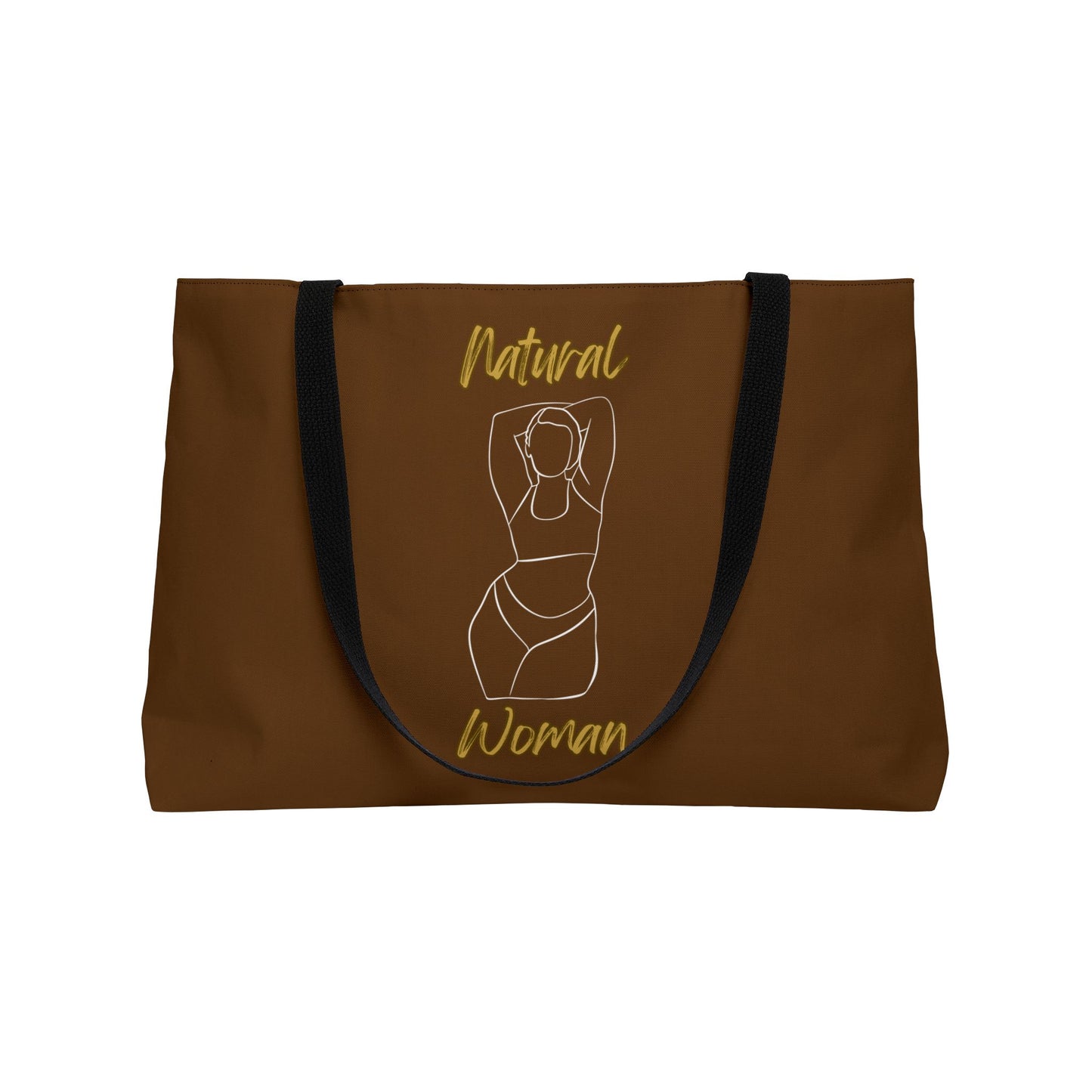 Natural Woman I Love Me (WL) Weekender Tote Bag BROWN