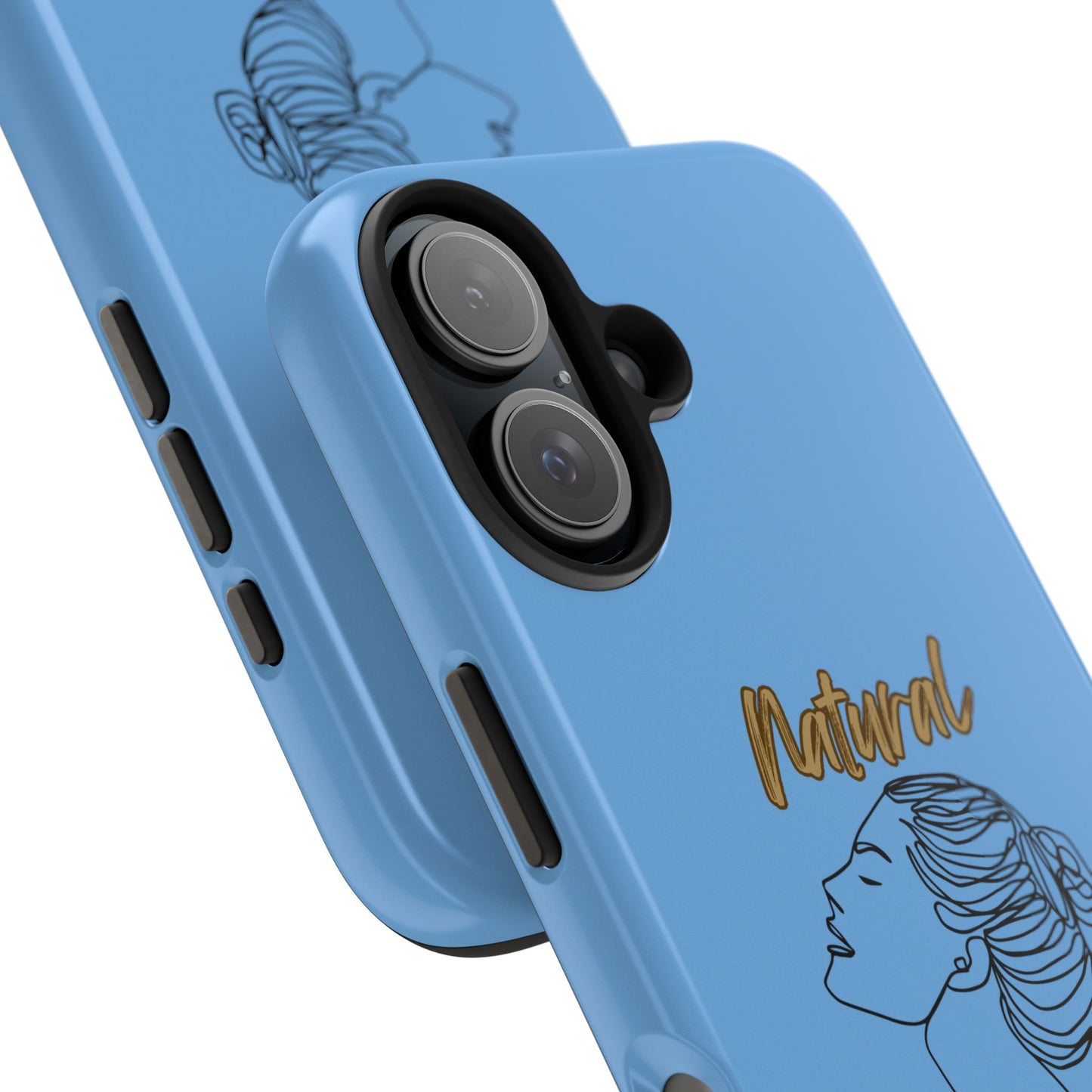 Natural Woman Wet Bun (BL) Tough Phone Cases LIGHT BLUE