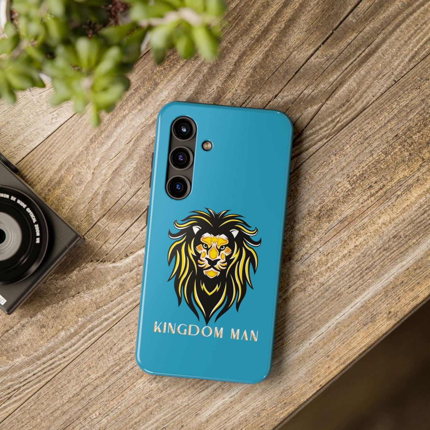 Kingdom Man (White-Gold Label) Tough Phone Case TURQUOISE