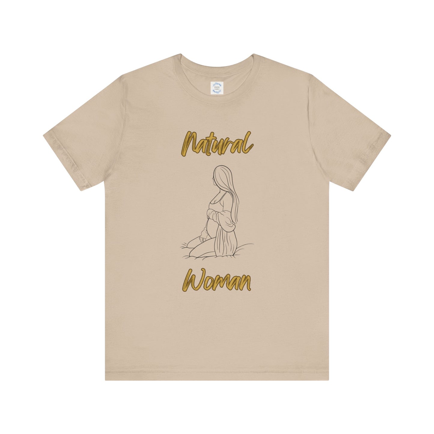 Natural Woman Expecting (BL) Short Sleeve T-Shirt
