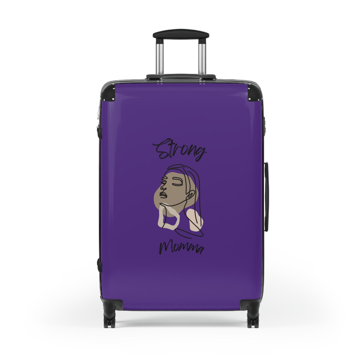 Strong Momma (BL) Luggage Bags PURPLE
