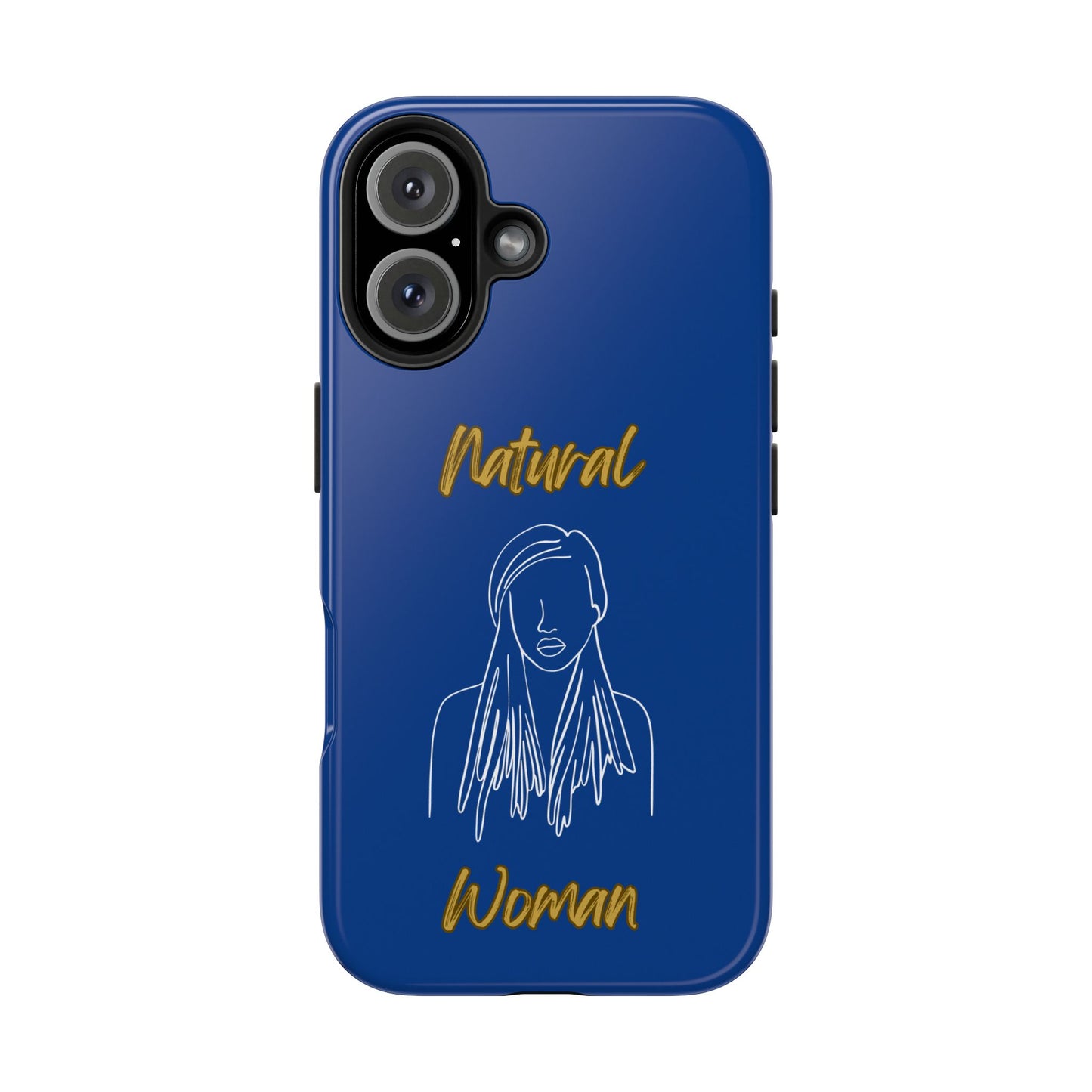 Natural Woman Content (WL)Tough Phone Cases DARK BLUE