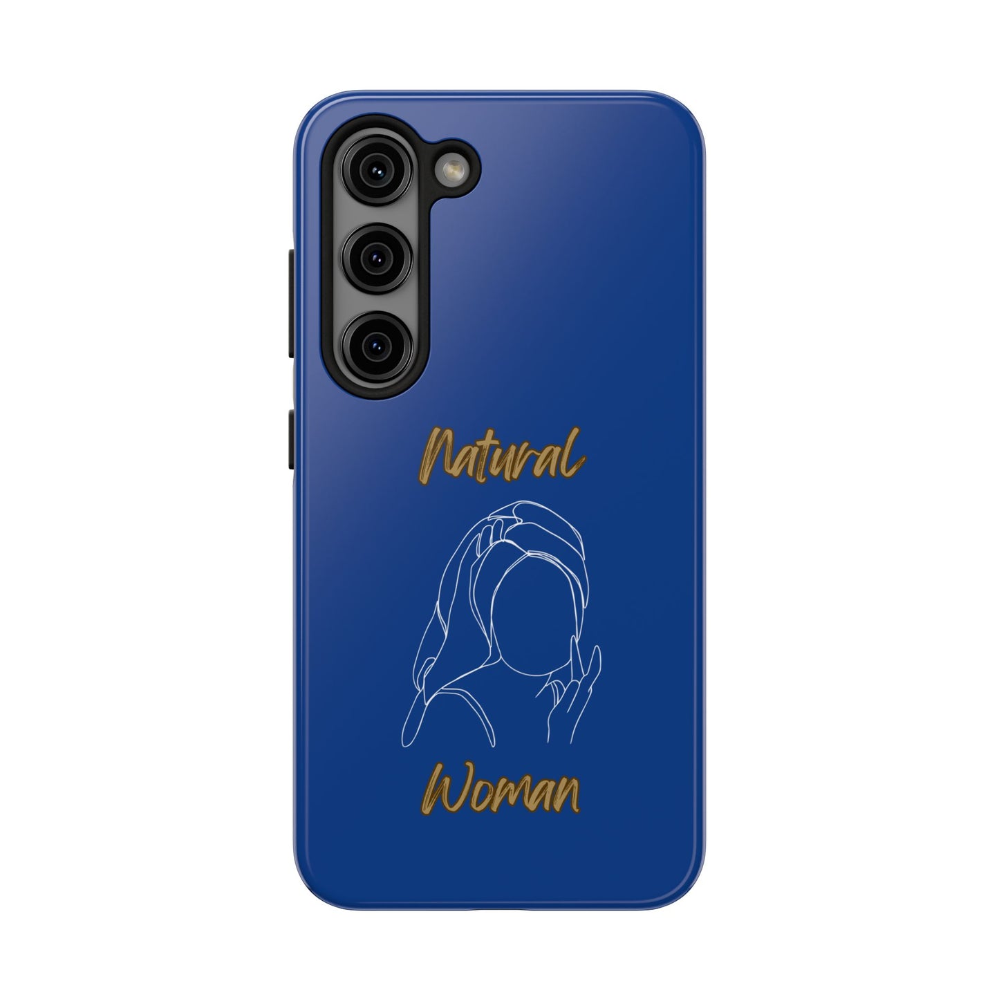 Natural Woman Towel Wrapped (WL)Tough Phone Cases DARK BLUE
