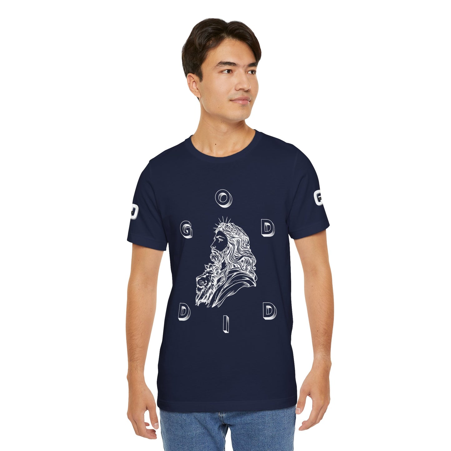 "GOD DID"  (WL) Jesus/Lion Profile