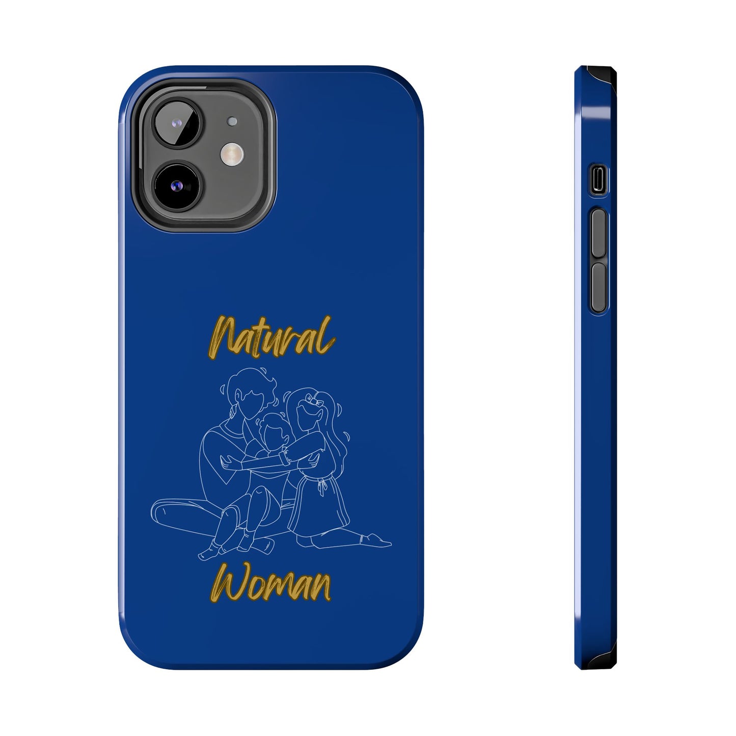Natural Woman Bear Hugs (WL) Tough Phone Cases DARK BLUE