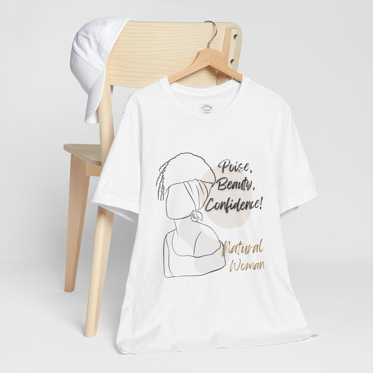 Natural Woman Puff (BL) Short Sleeve T-Shirt