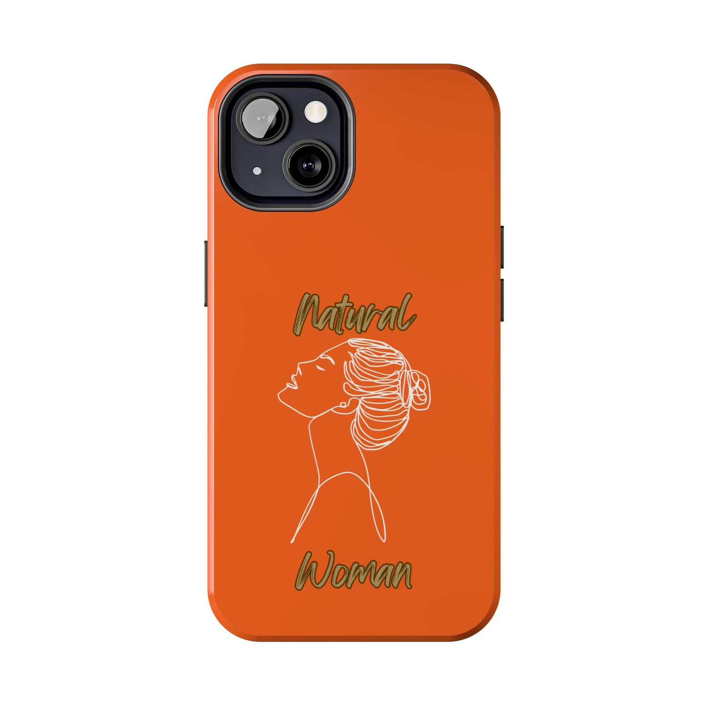 Natural Woman Wet Bun (WL) Tough Phone Cases ORANGE