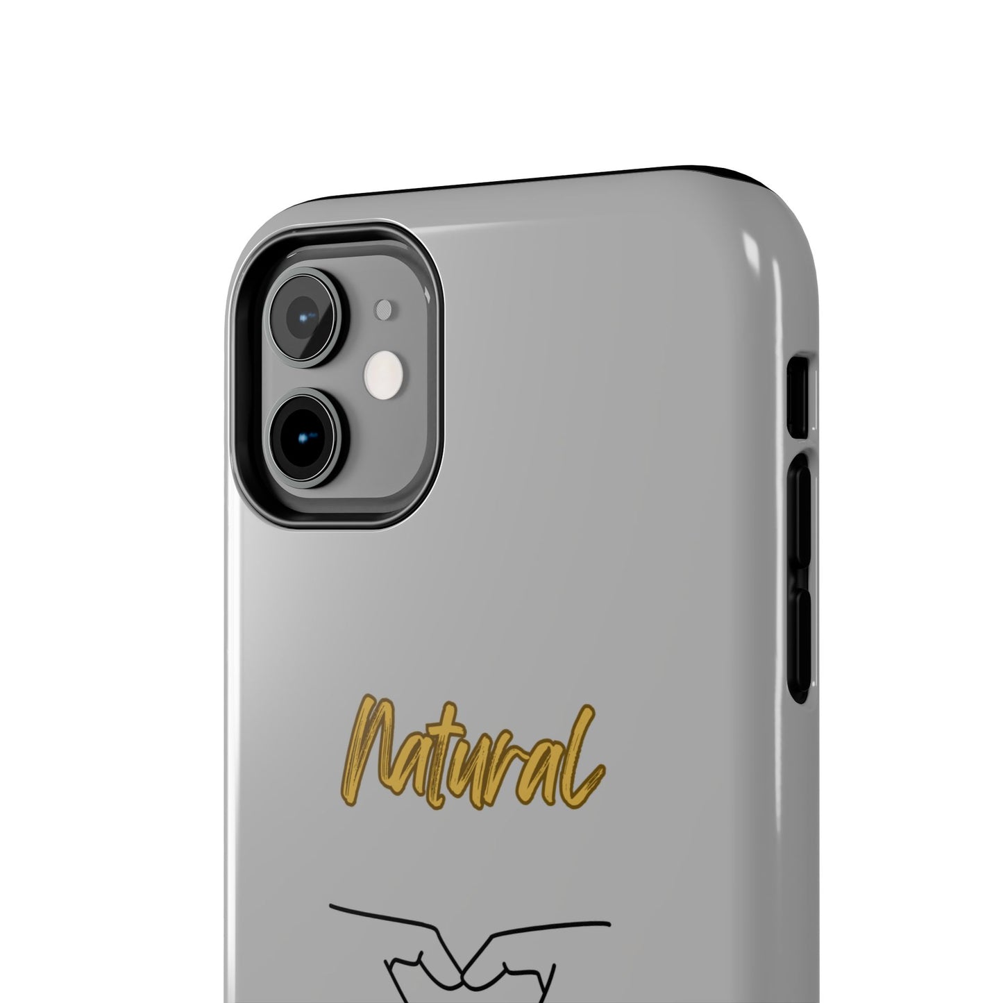 Natural Woman I Love You (BL)Tough Phone Cases LIGHT GREY