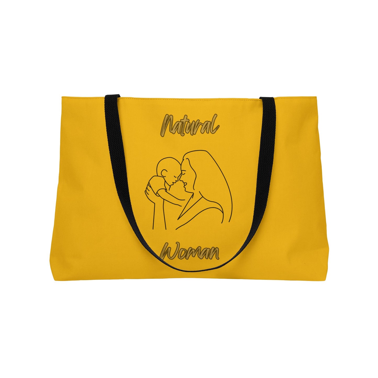 Natural Woman Joy (BL) Weekender Tote Bag YELLOW