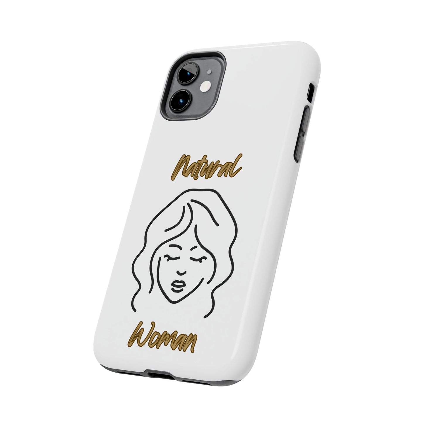 Natural Woman Modest (BL)Tough Phone Cases WHITE