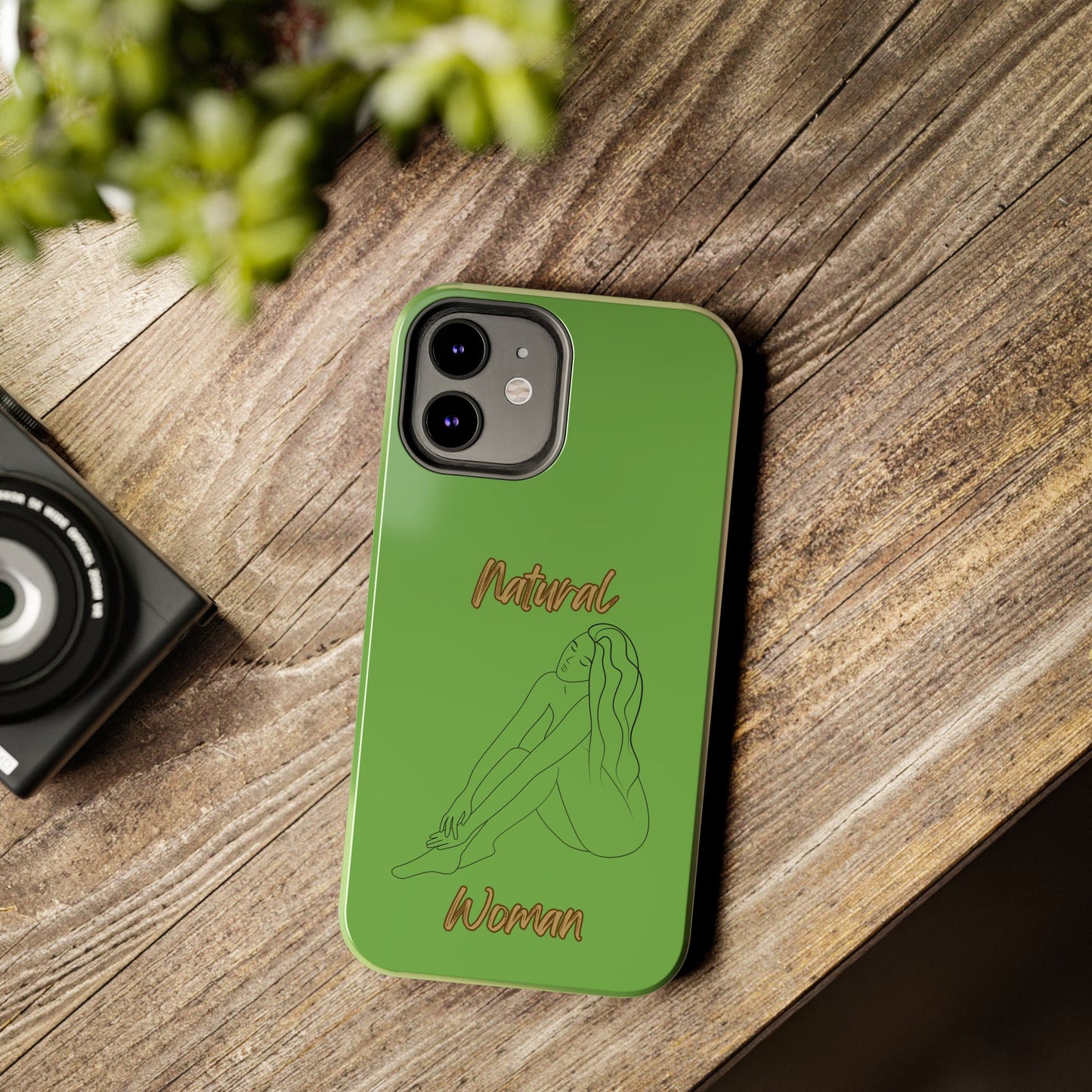 Natural Woman Beauty (BL) Tough Phone Cases GREEN