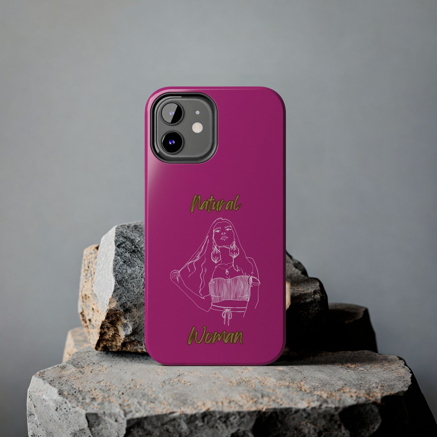 Natural Woman Thinking (WL)Tough Phone Cases PINK