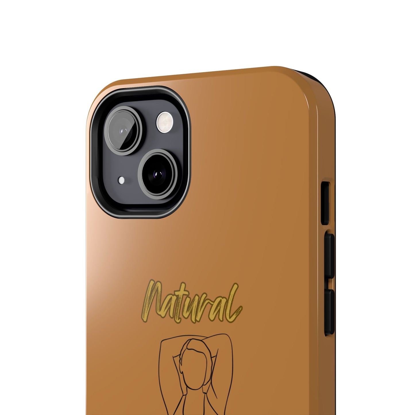 Natural Woman I Love Me (BL)Tough Phone Cases LIGHT BROWN