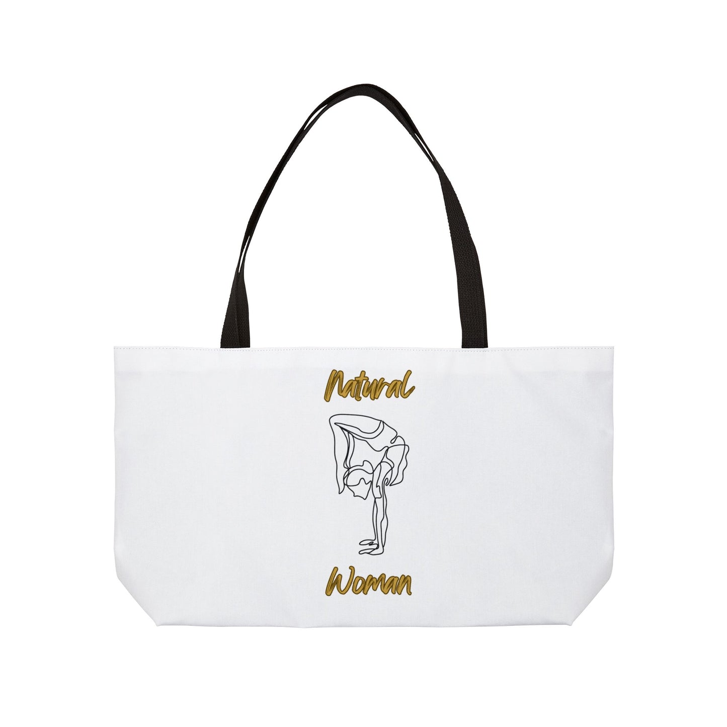 Natural Woman Flexible (BL) Weekender Tote Bag WHITE
