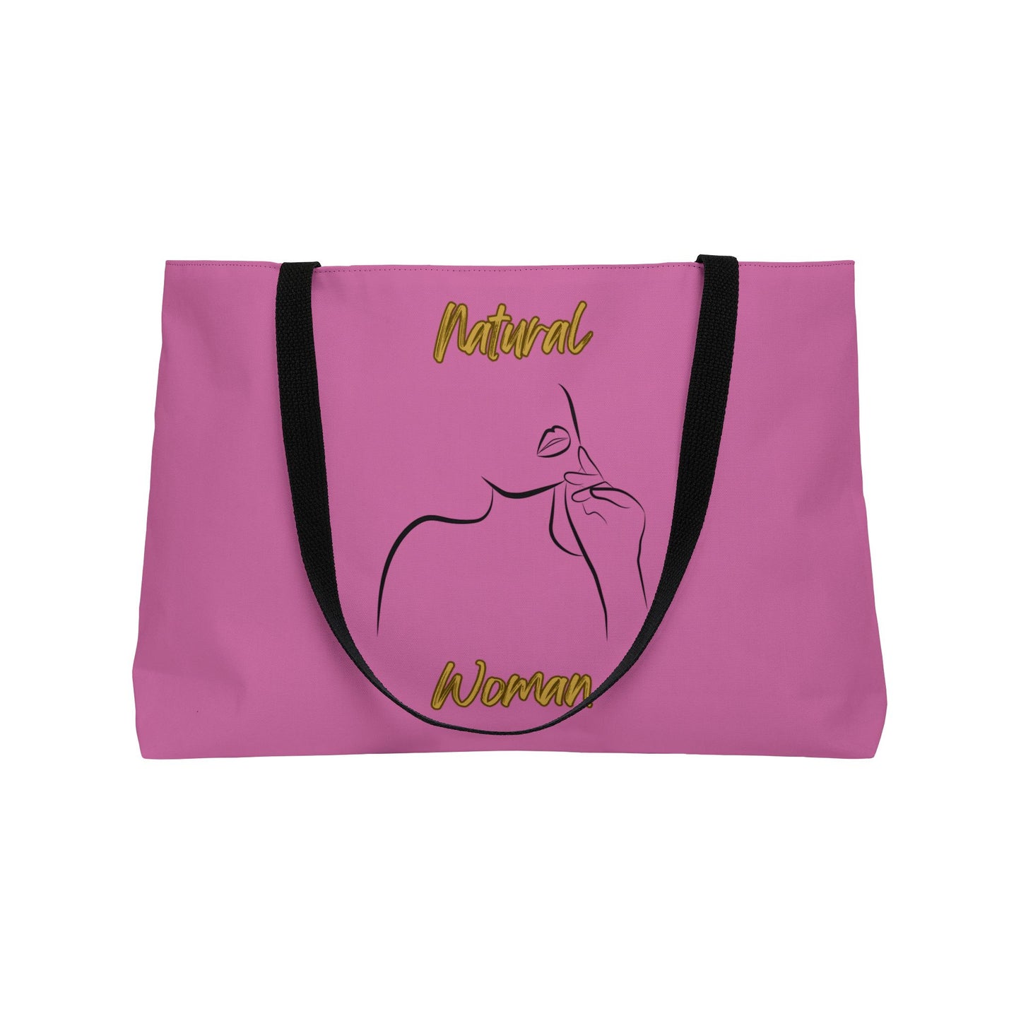 Natural Woman Chin Up (BL) Weekender Tote Bag LIGHT PINK