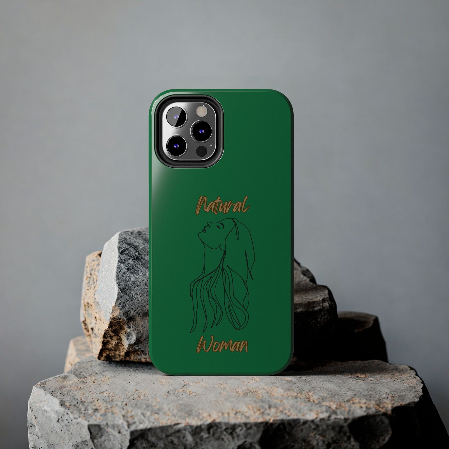 Natural Woman Appreciation (BL) Tough Phone Cases DARK GREEN