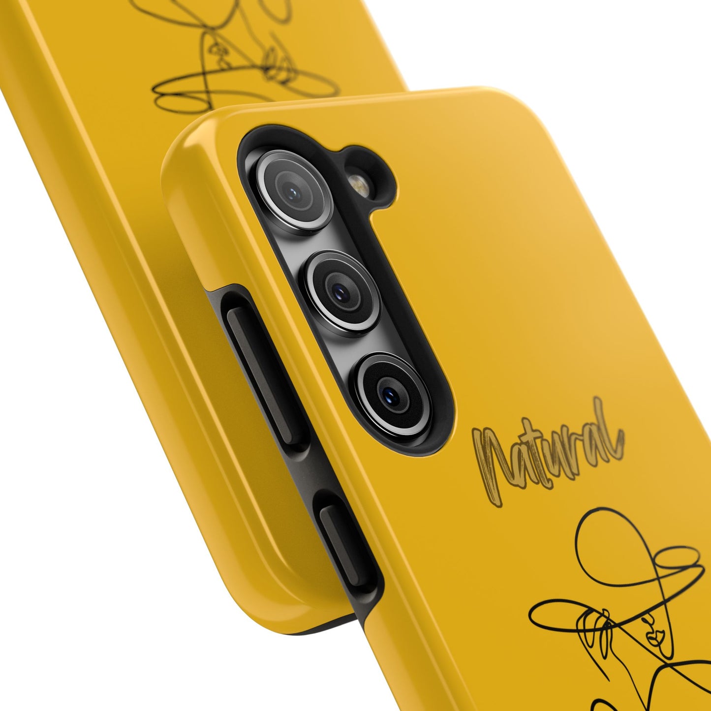 Natural Woman An Original (BL)Tough Phone Cases YELLOW