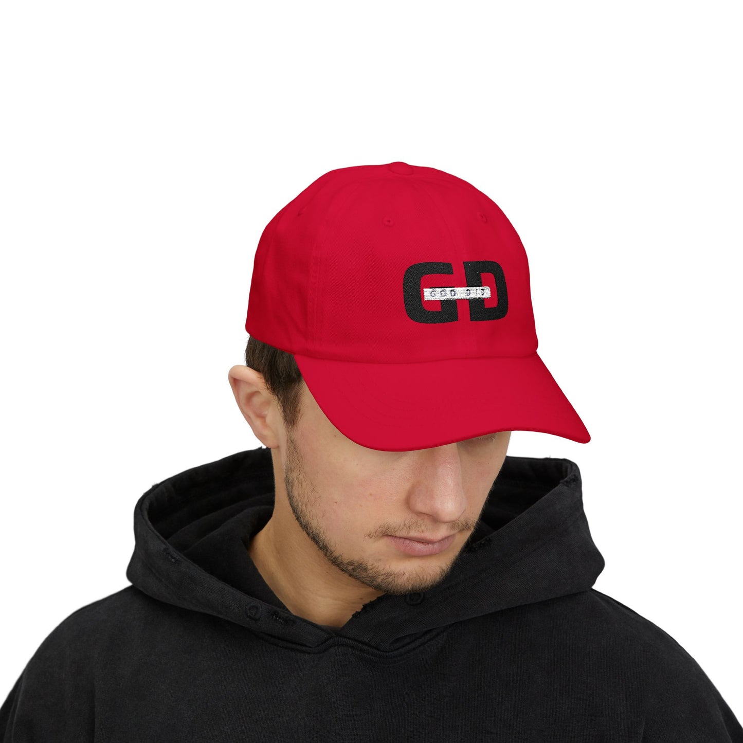 "GOD DID" (BL) Custom Embroidered Casual Cap