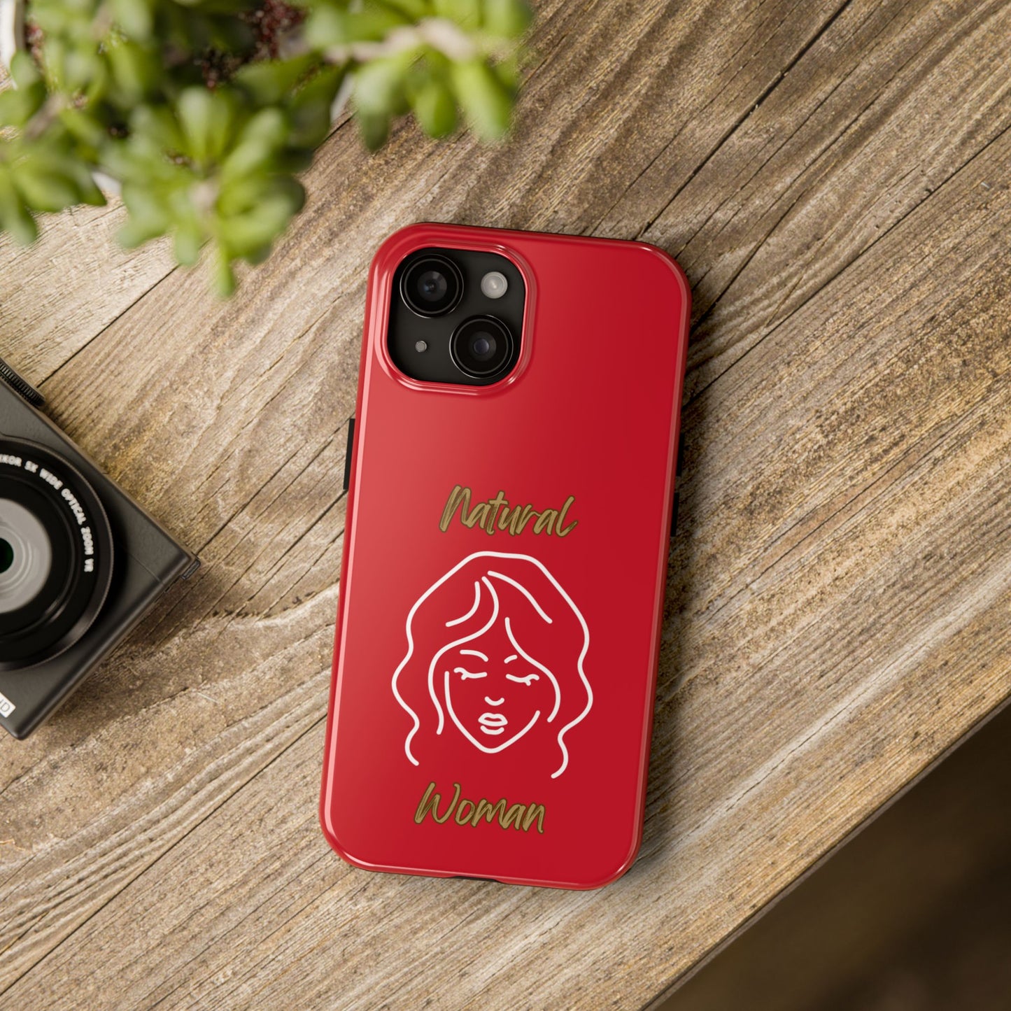 Natural Woman Modest (WL)Tough Phone Cases DARK RED