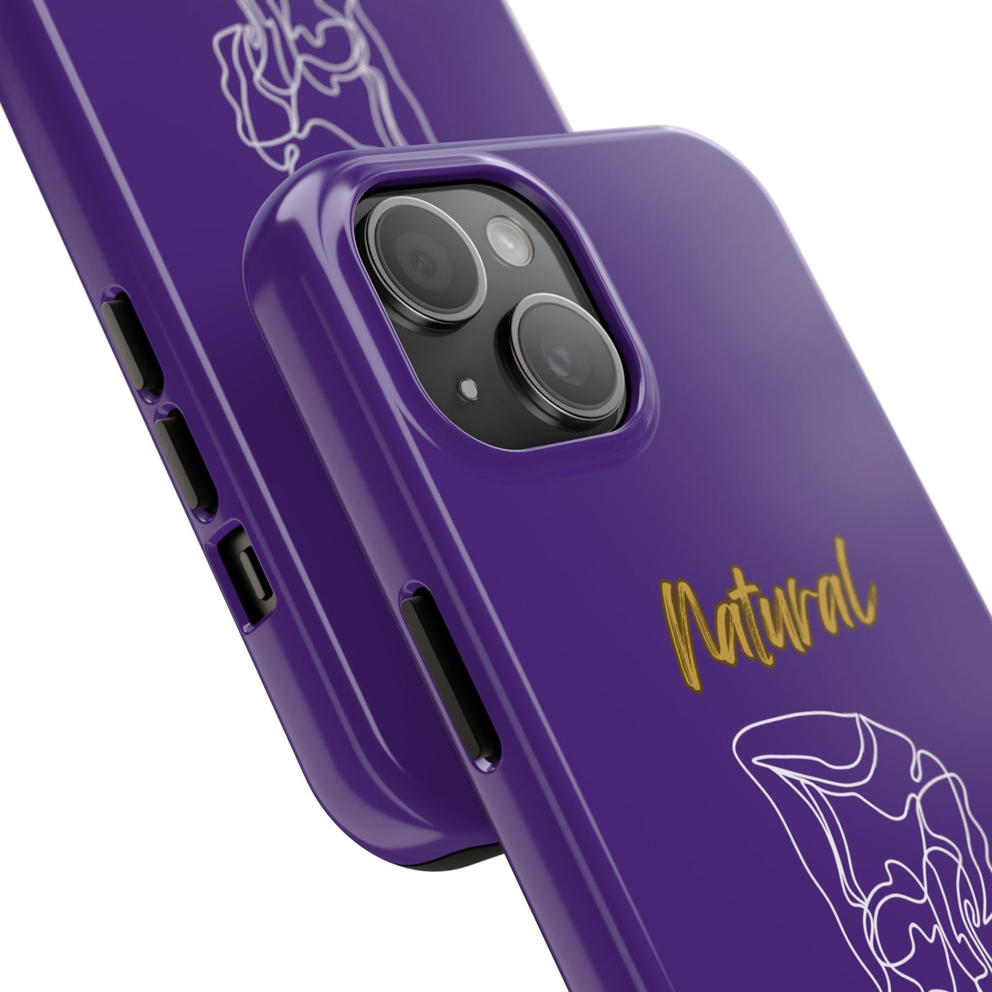Natural Woman Flexible (WL)Tough Phone Cases PURPLE