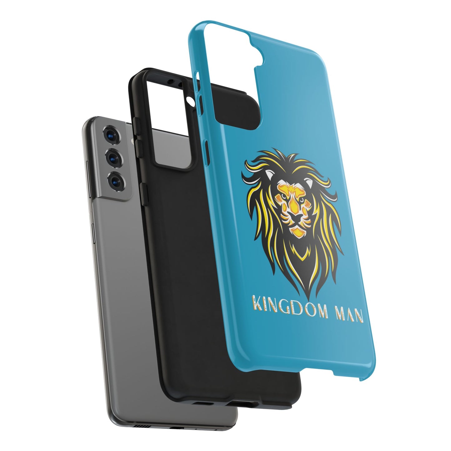 Kingdom Man (White-Gold Label) Tough Phone Case TURQUOISE