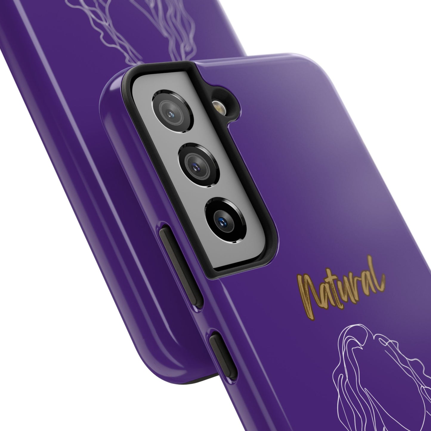 Natural Woman Relaxed (WL) Tough Phone Cases PURPLE