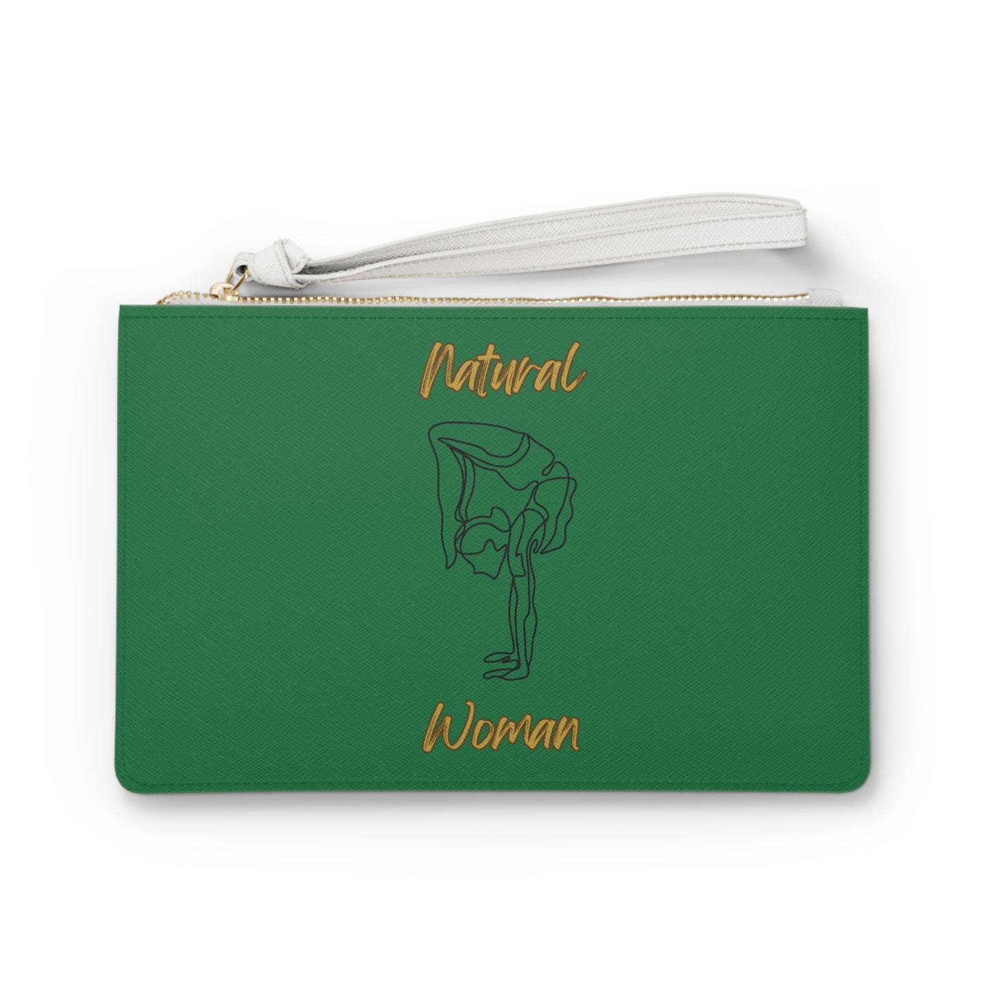 Natural Woman Flexible (BL) Clutch Bag DARK GREEN