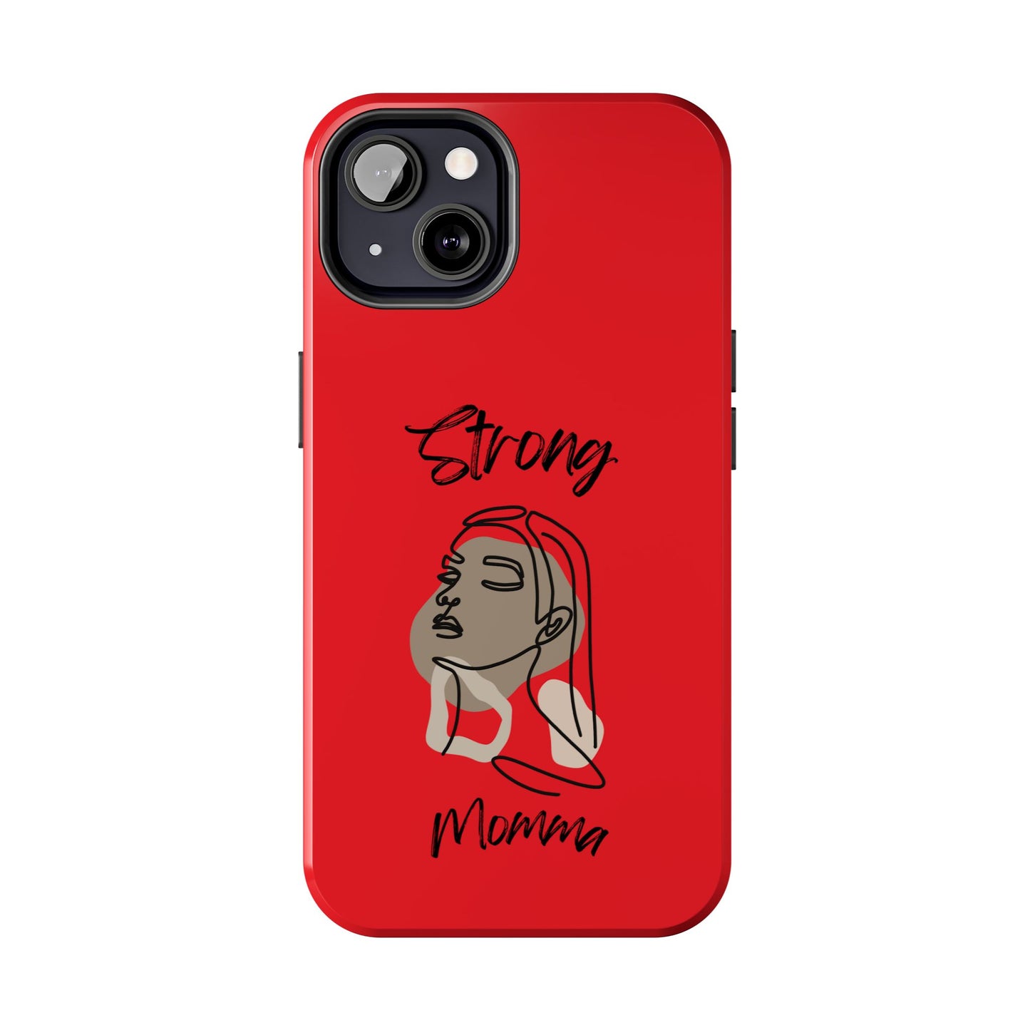 STRONG MOMMA Samsung Galaxy Tough Phone Cases (BL) Red