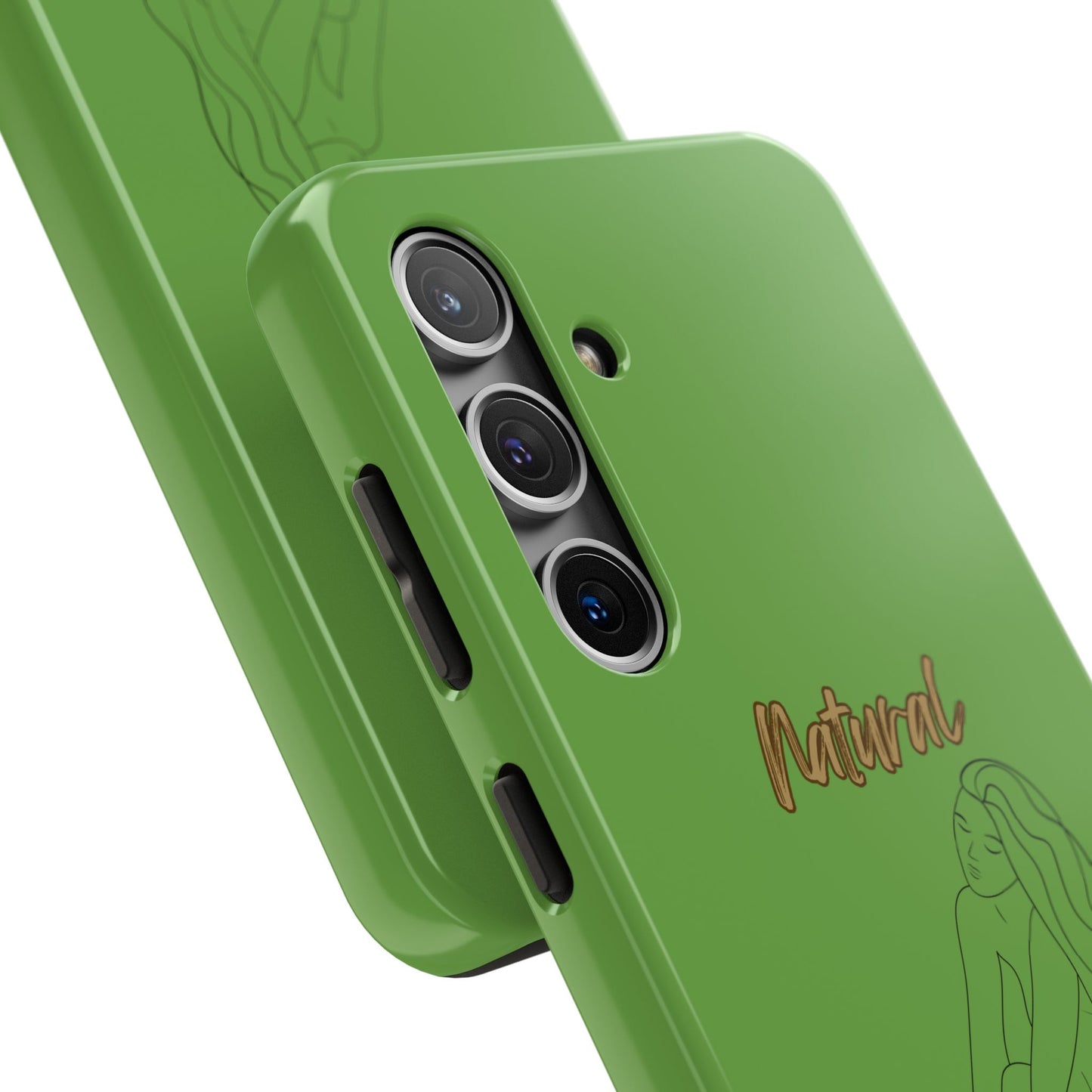 Natural Woman Beauty (BL) Tough Phone Cases GREEN