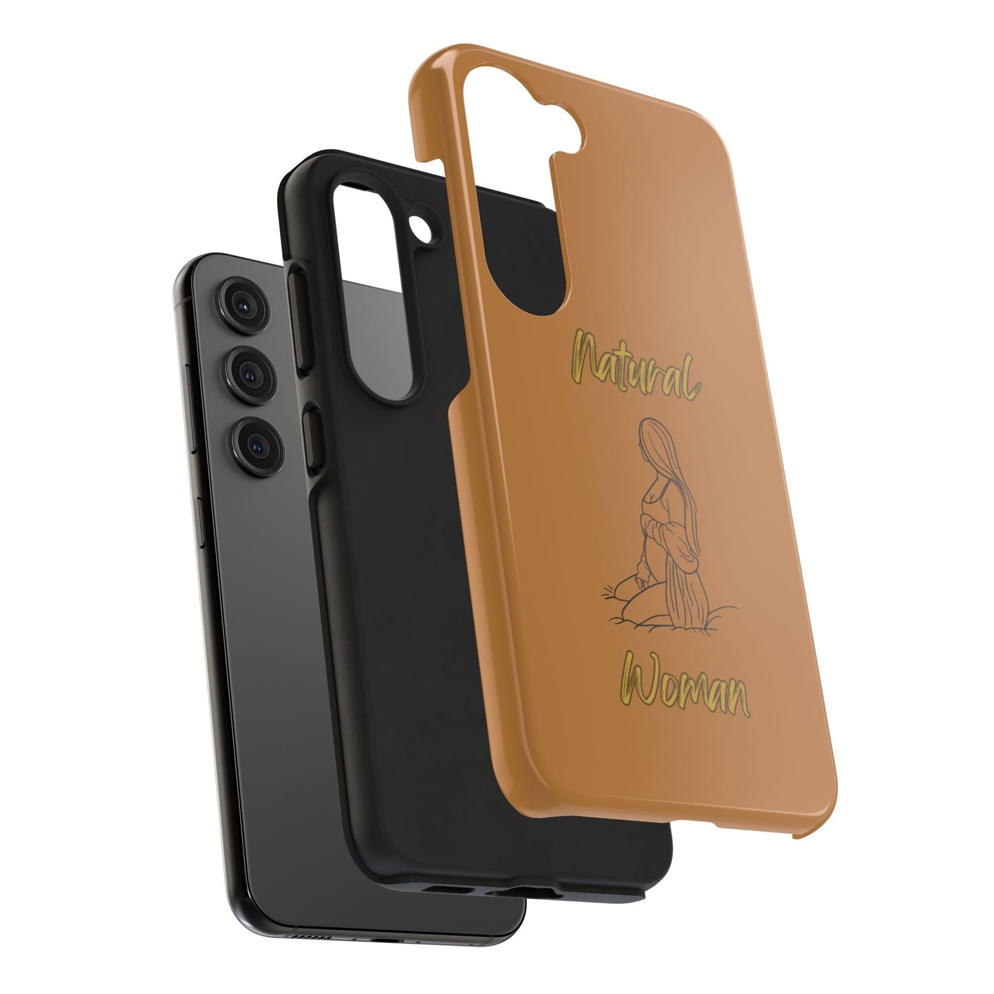 Natural Woman Expecting (BL)Tough Phone Cases LIGHT BROWN
