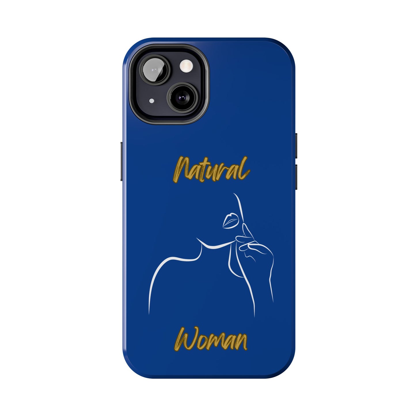Natural Woman Chin Up (WL)Tough Phone Cases DARK BLUE