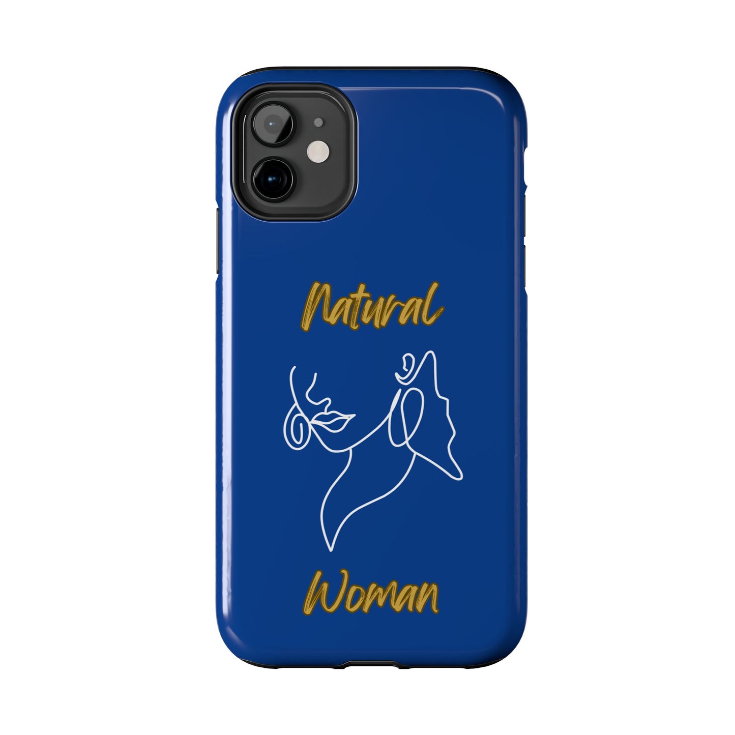 Natural Woman Lips (WL)Tough Phone Cases DARK BLUE
