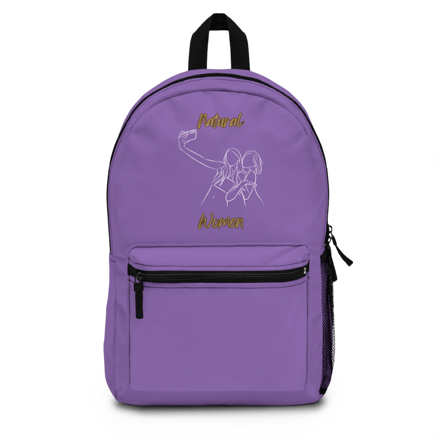 Natural Women Friends Selfie (WL) Backpack LIGHT PURPLE