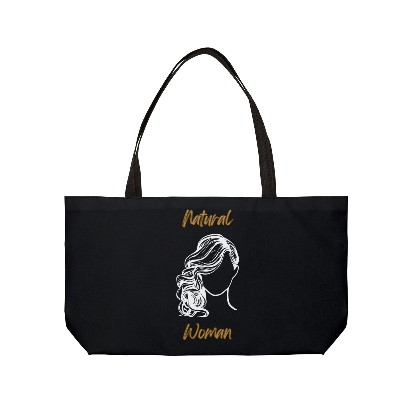 Natural Woman Long Curl (WL) Weekender Tote Bag BLACK