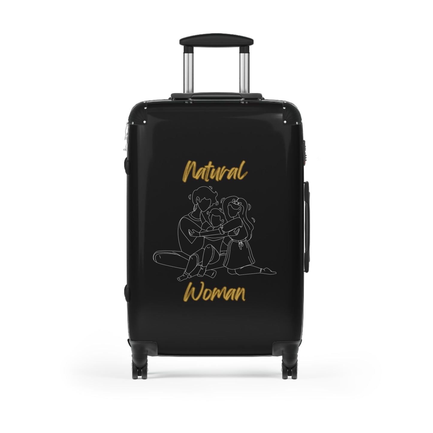 Natural Woman Bear Hugs (WL) Suitcase BLACK