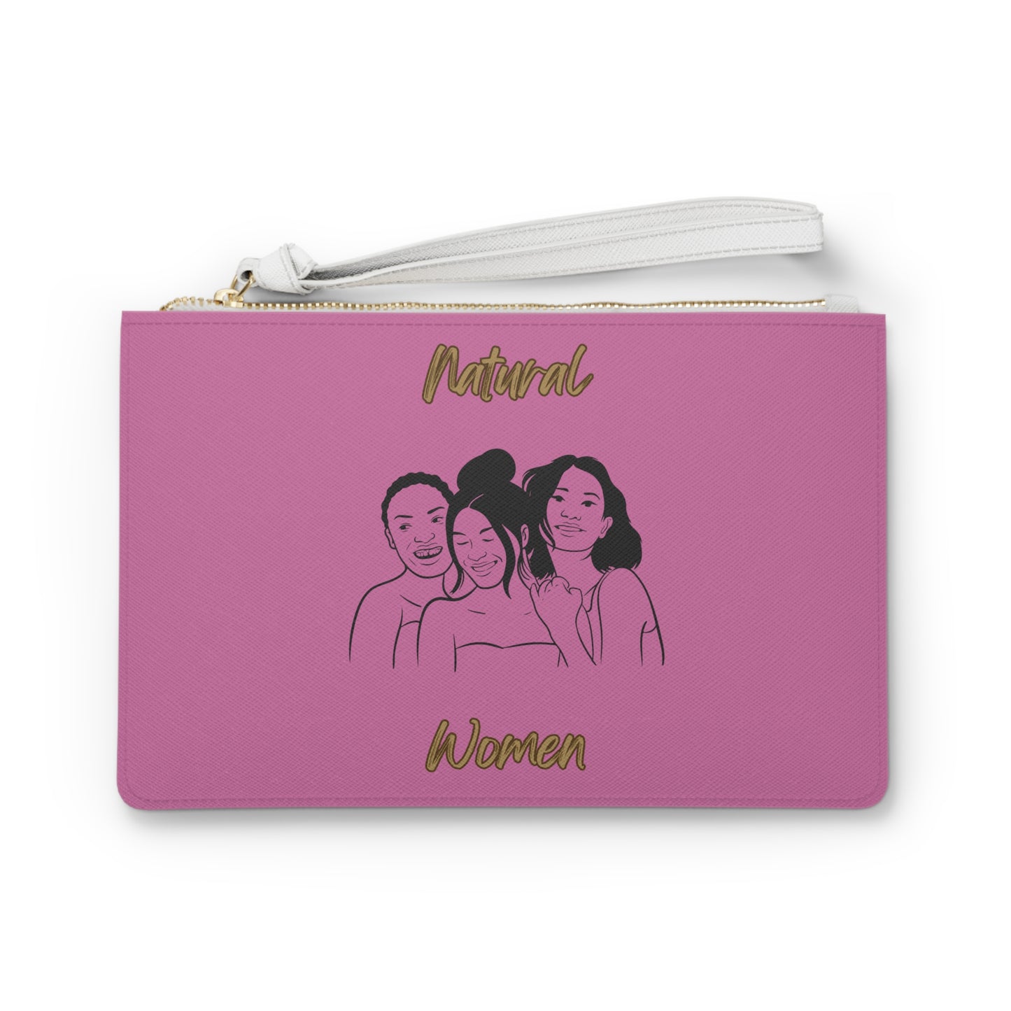 Natural Women Laughing Friends (BL) Clutch Bag LIGHT PINK