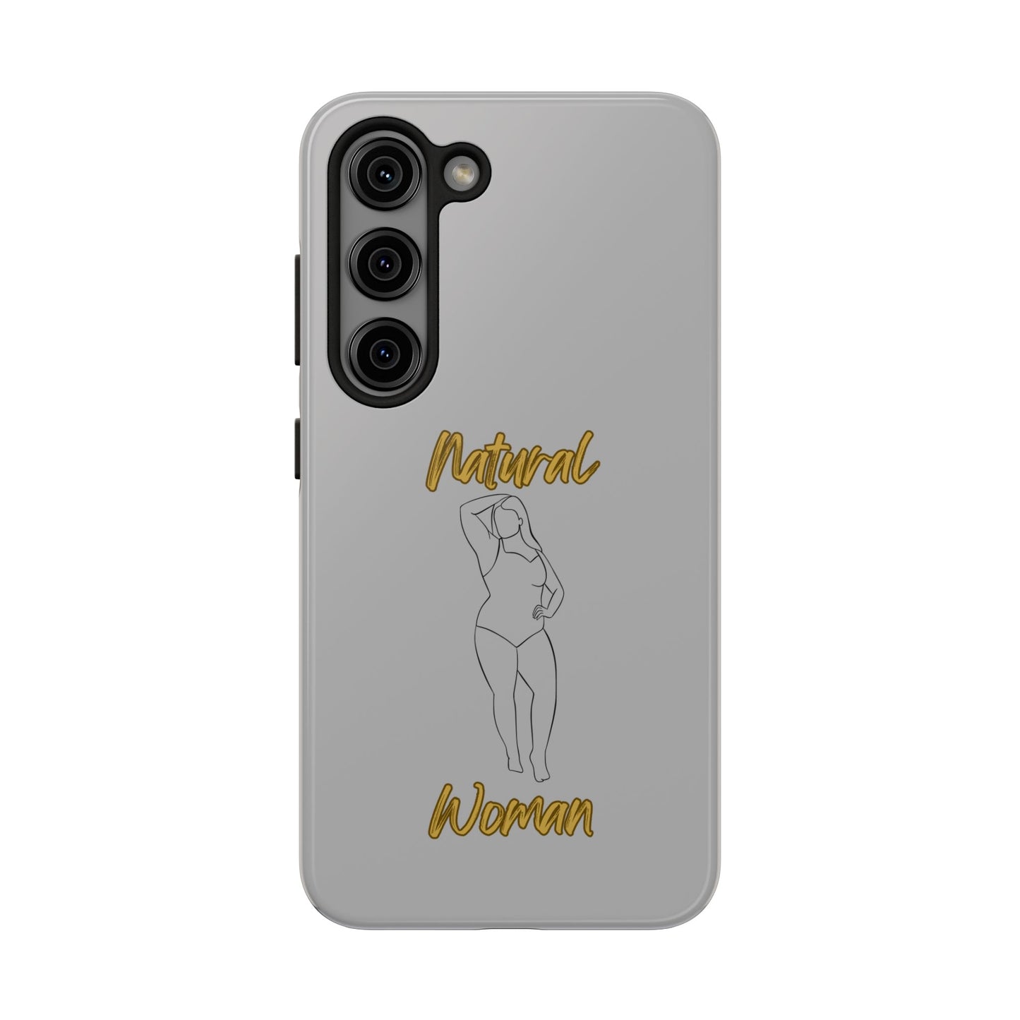 Natural Woman Looking Good (BL)Tough Phone Cases LIGHT GREY